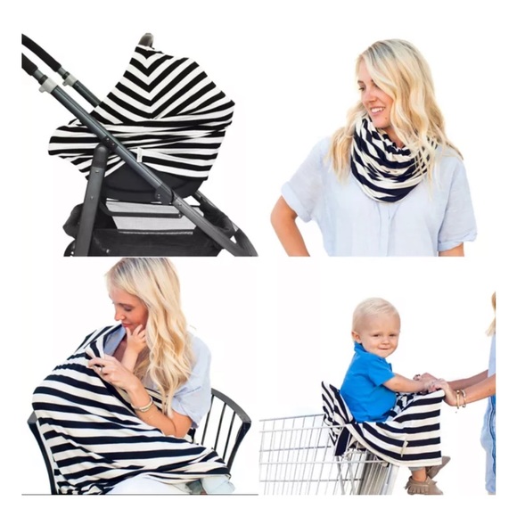 Covered Goods Other - New Striped Multi-use Nursing Cover